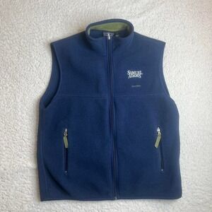 Vintage Patagonia‎ synchilla vest men's blue  embroidered USA made warm 25182 xl
